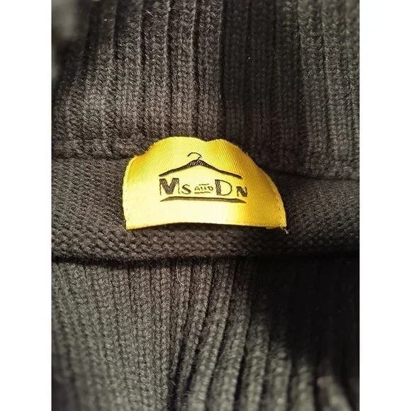 RARE 90s Ms AND Dn Frog Sweater Vintage Kawaii Mock Neck Cartoon Knit Japan UNI - Picture 5 of 5